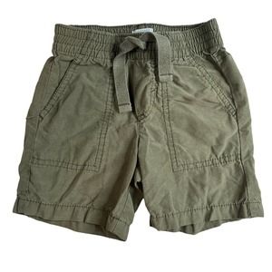 Old Navy Green‎ Cotton Nylon Elastic Waist Pull On Shorts Size 18-24 Month
